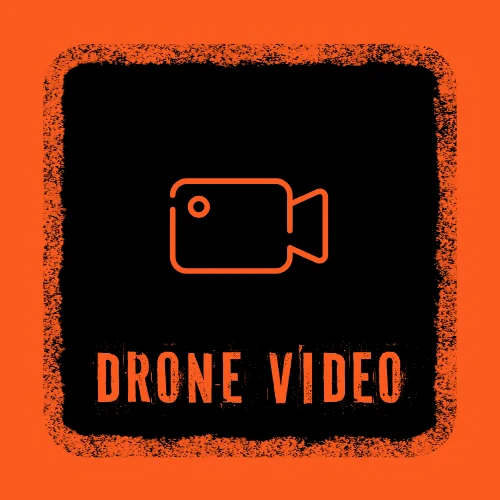 Aerial drone video showcasing a property and surrounding landscape